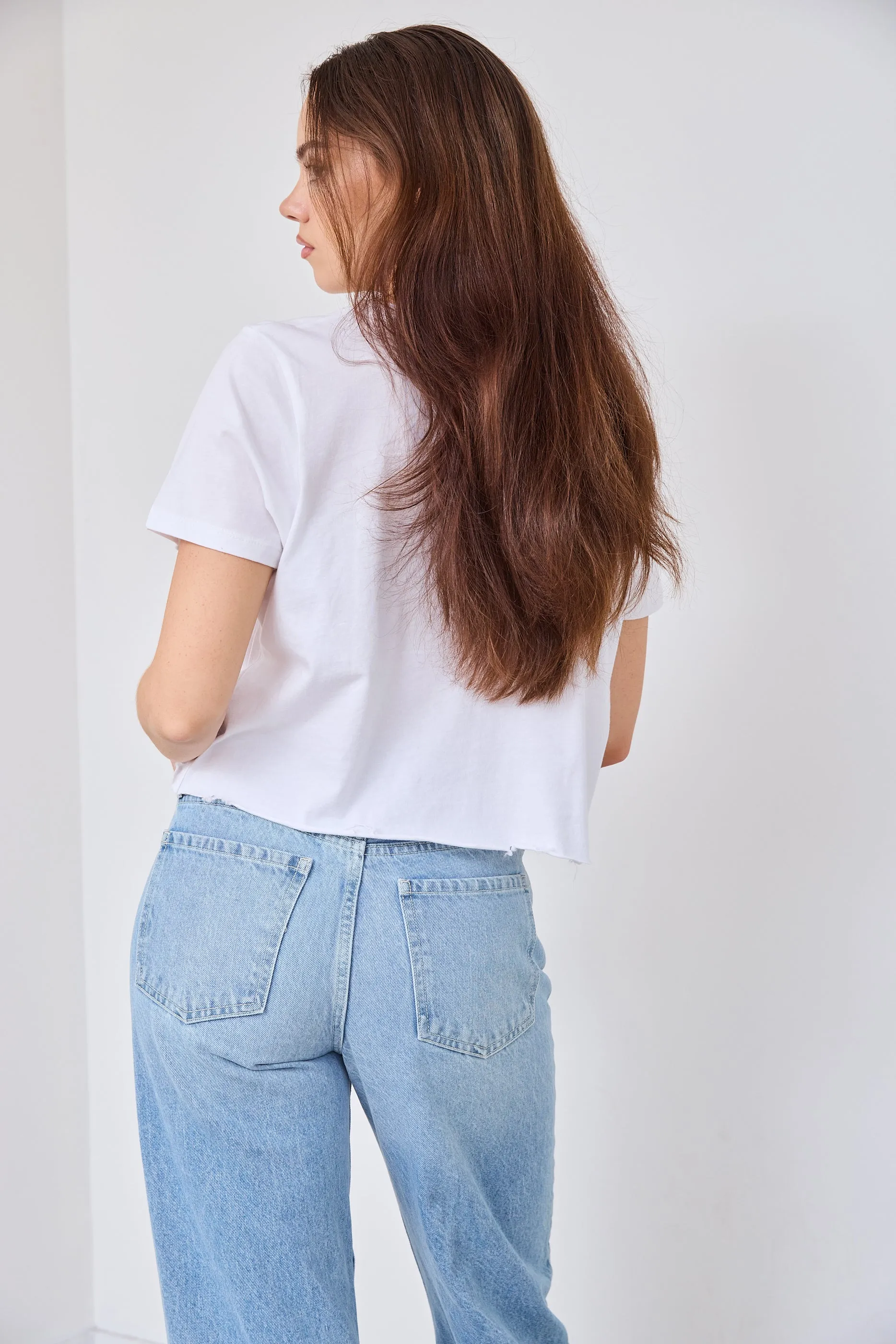 SALE - "Howdy" Crop Tee
