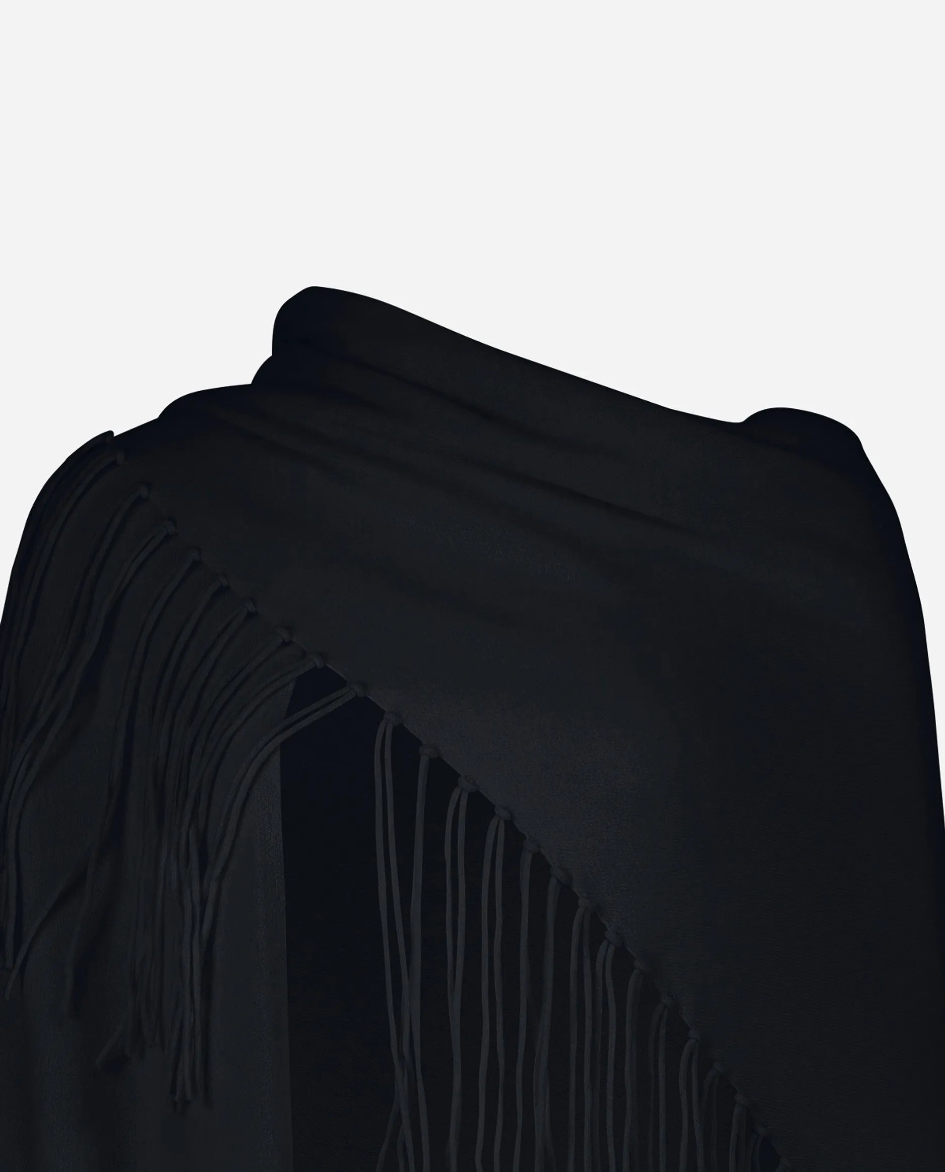 Schal aus Cashmere-Mischung in Navy
