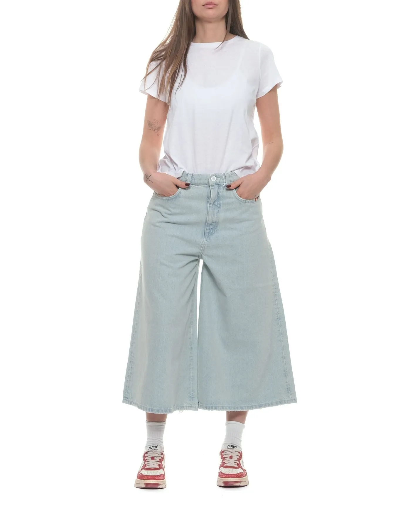 Shorts woman AMD050D4692495 ROCKSTAR Amish