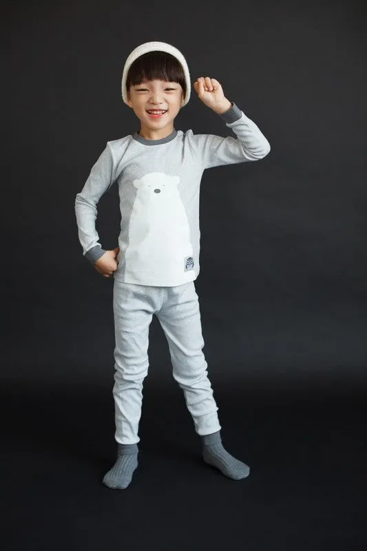 Snow Bear Long Sleeve Pajama