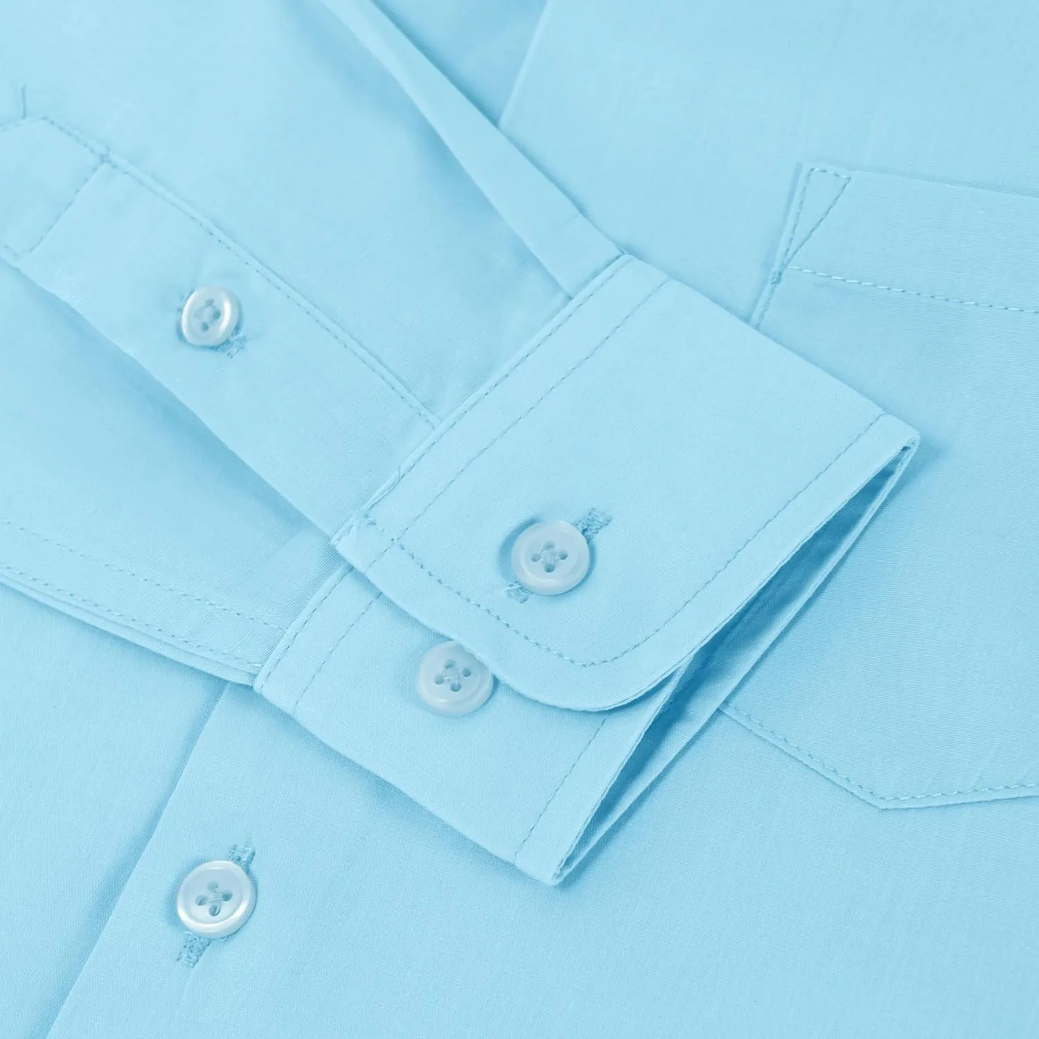 Spring Notion Boys' Long Sleeve Dress Shirt for Boys Kids Toddlers