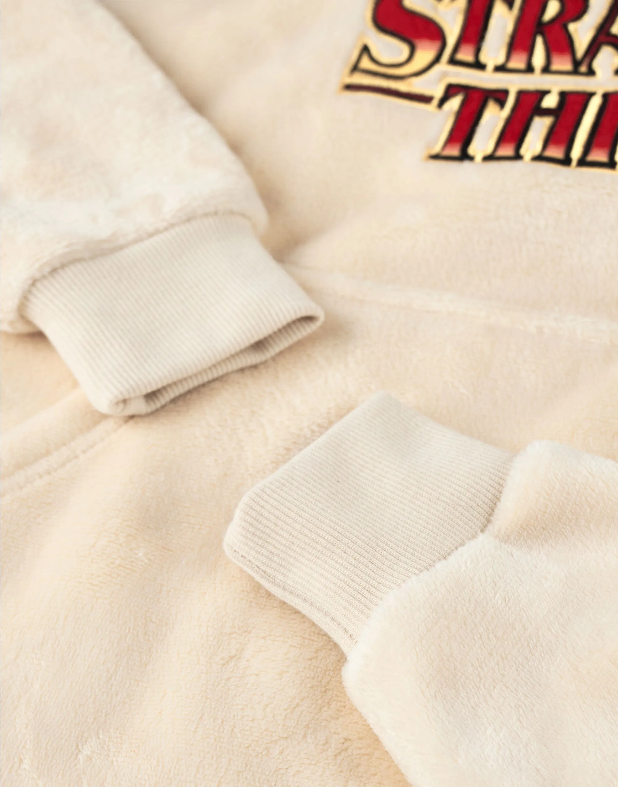 Stranger Things Cream Kids Wearable Blanket Hoodie