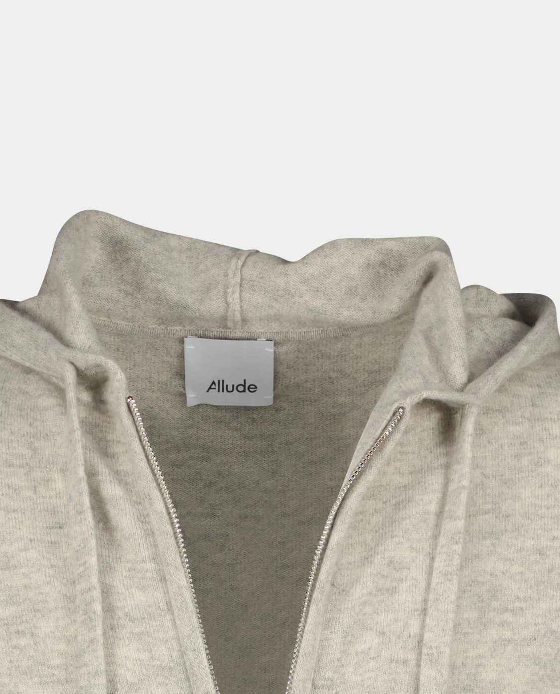 Strickjacke aus Cashmere-Mischung in Grau - Gerade Passform
