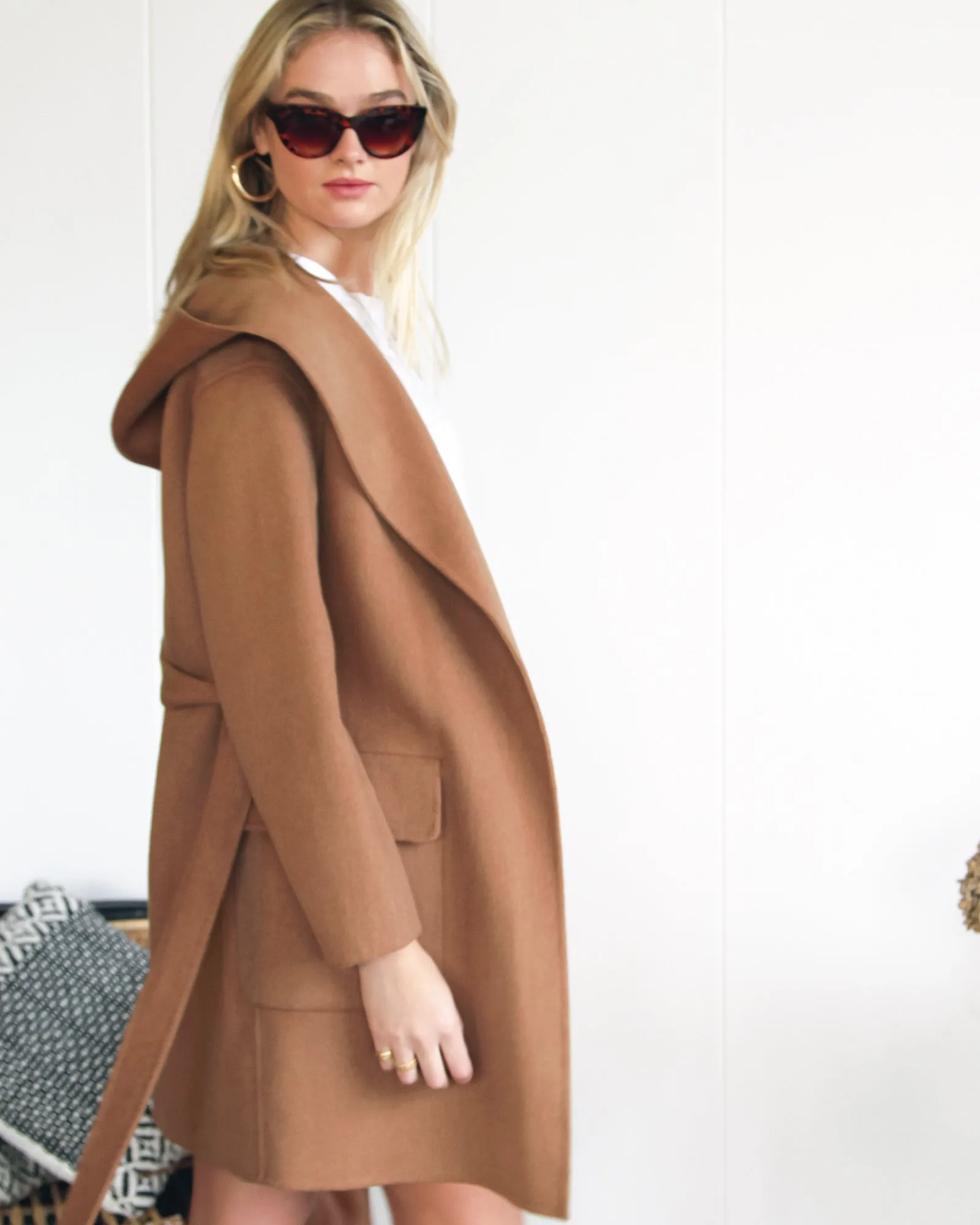 Sweet Escape Robe Coat - Camel