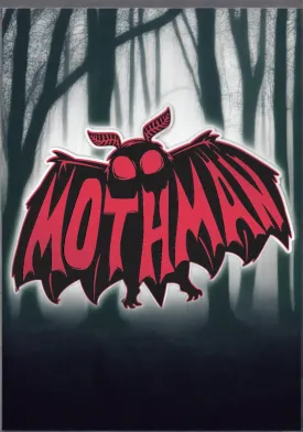 The Mothman Logo Sticker | Tee See Tee Exclusive