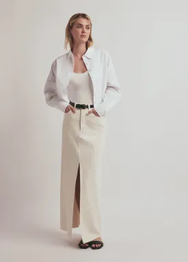 THE SADIE HIGH RISE MAXI A-LINE SKIRT