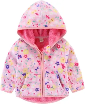 Urtrend Baby Girl's Toddler Kids Fall Winter Coat Jacket Outerwear Ears Hood Hoodie