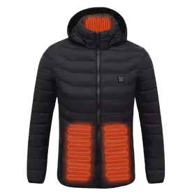Weston Premium Insulated Heated Puffer Jacket for Cold Weather