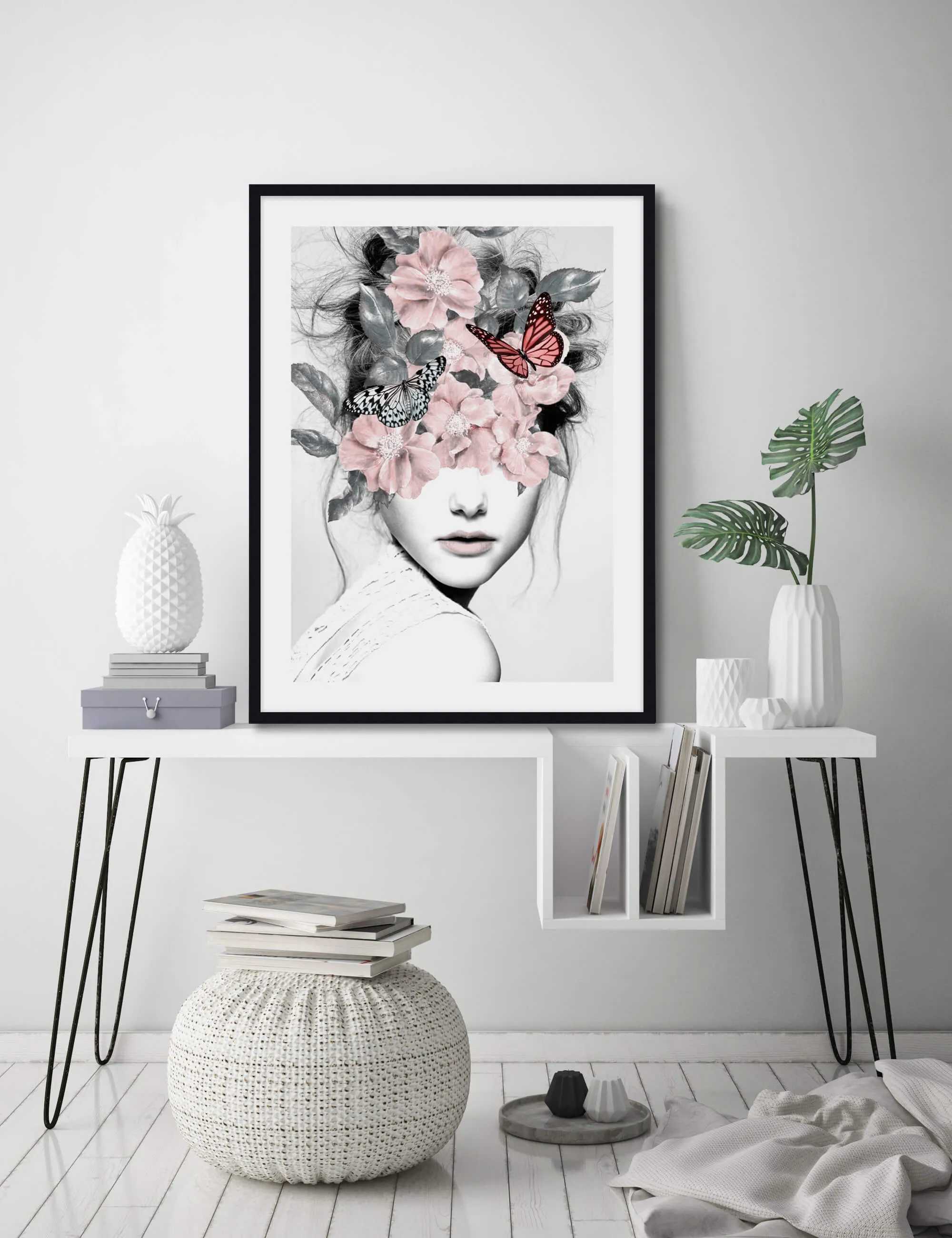 Woman With Flowers