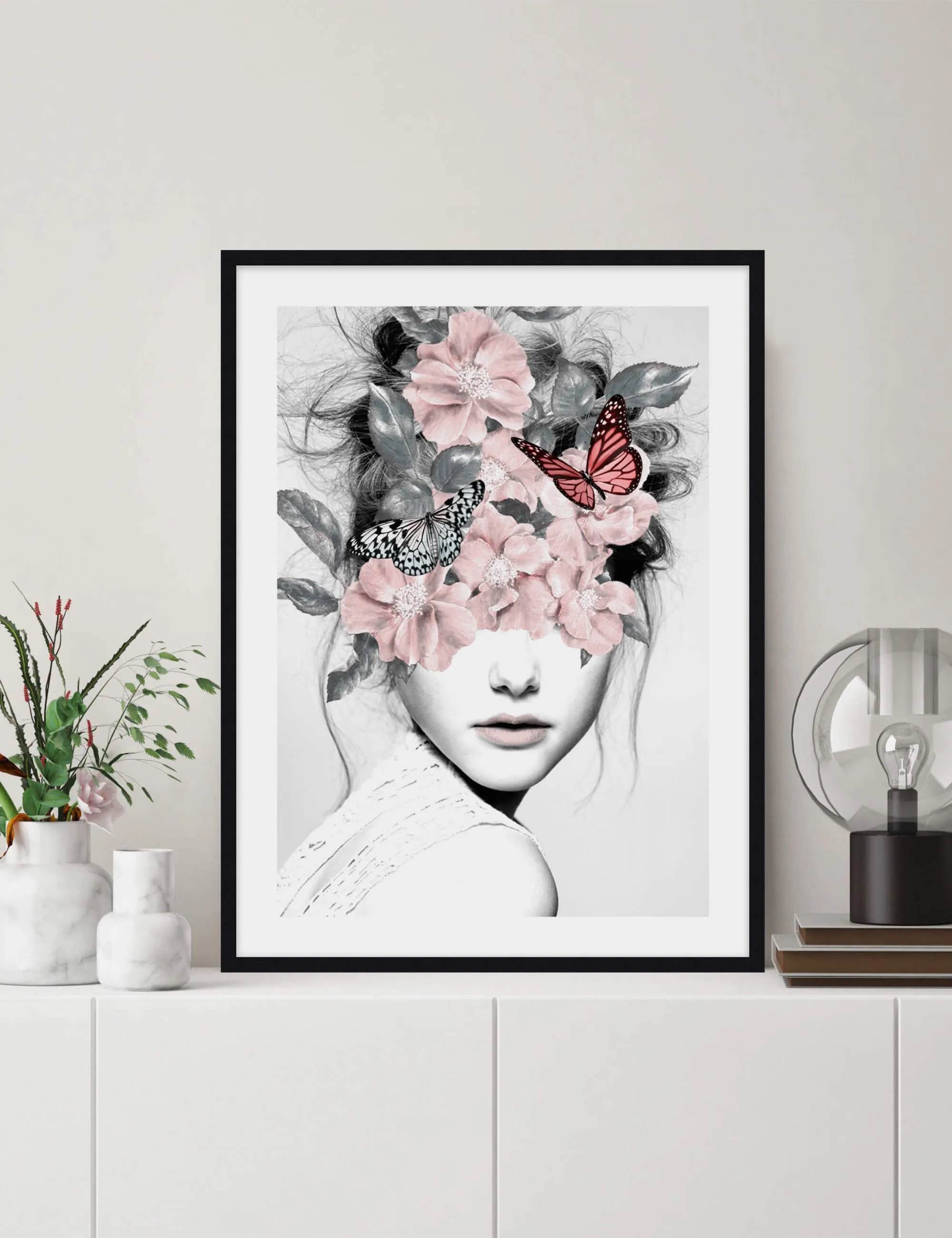 Woman With Flowers