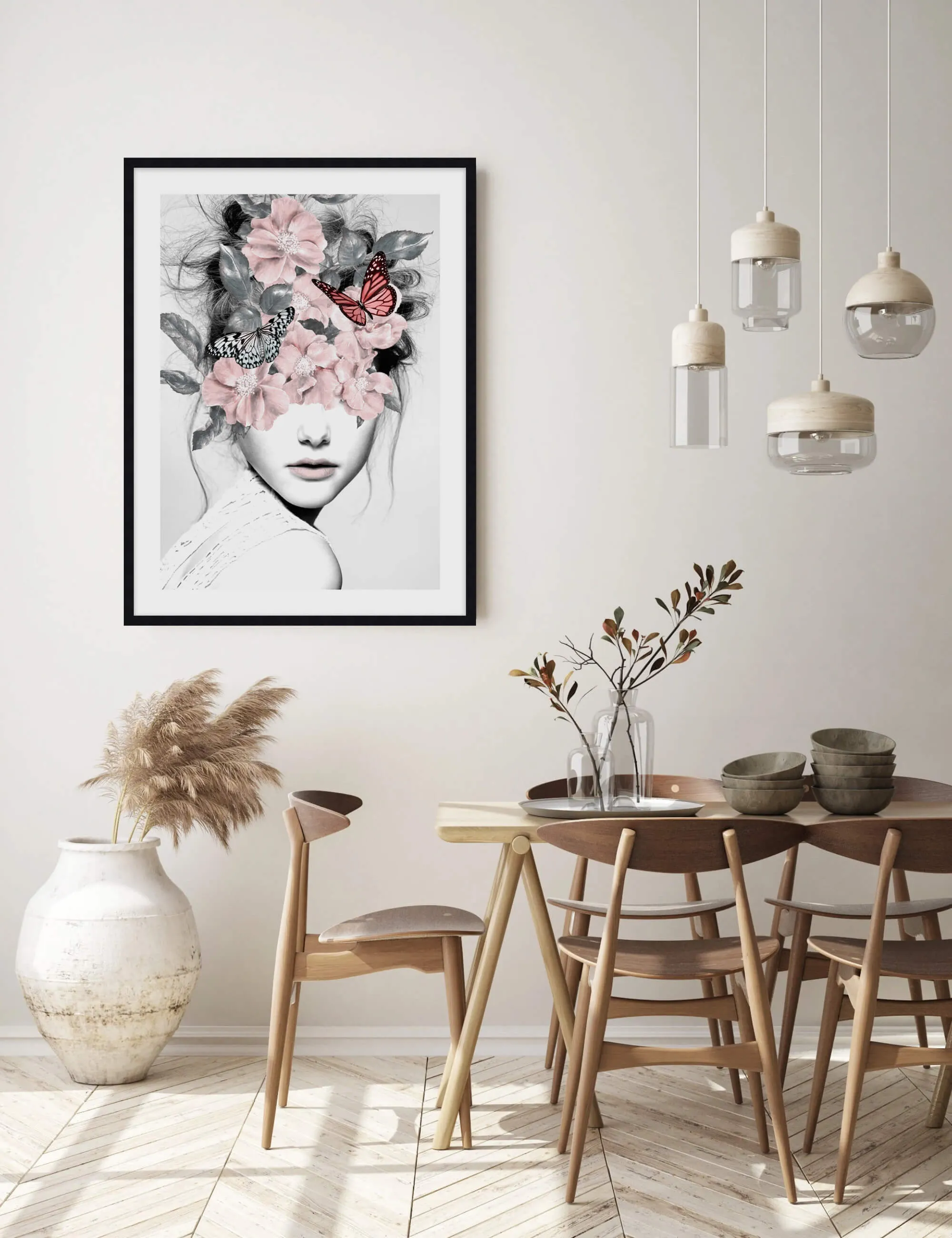Woman With Flowers