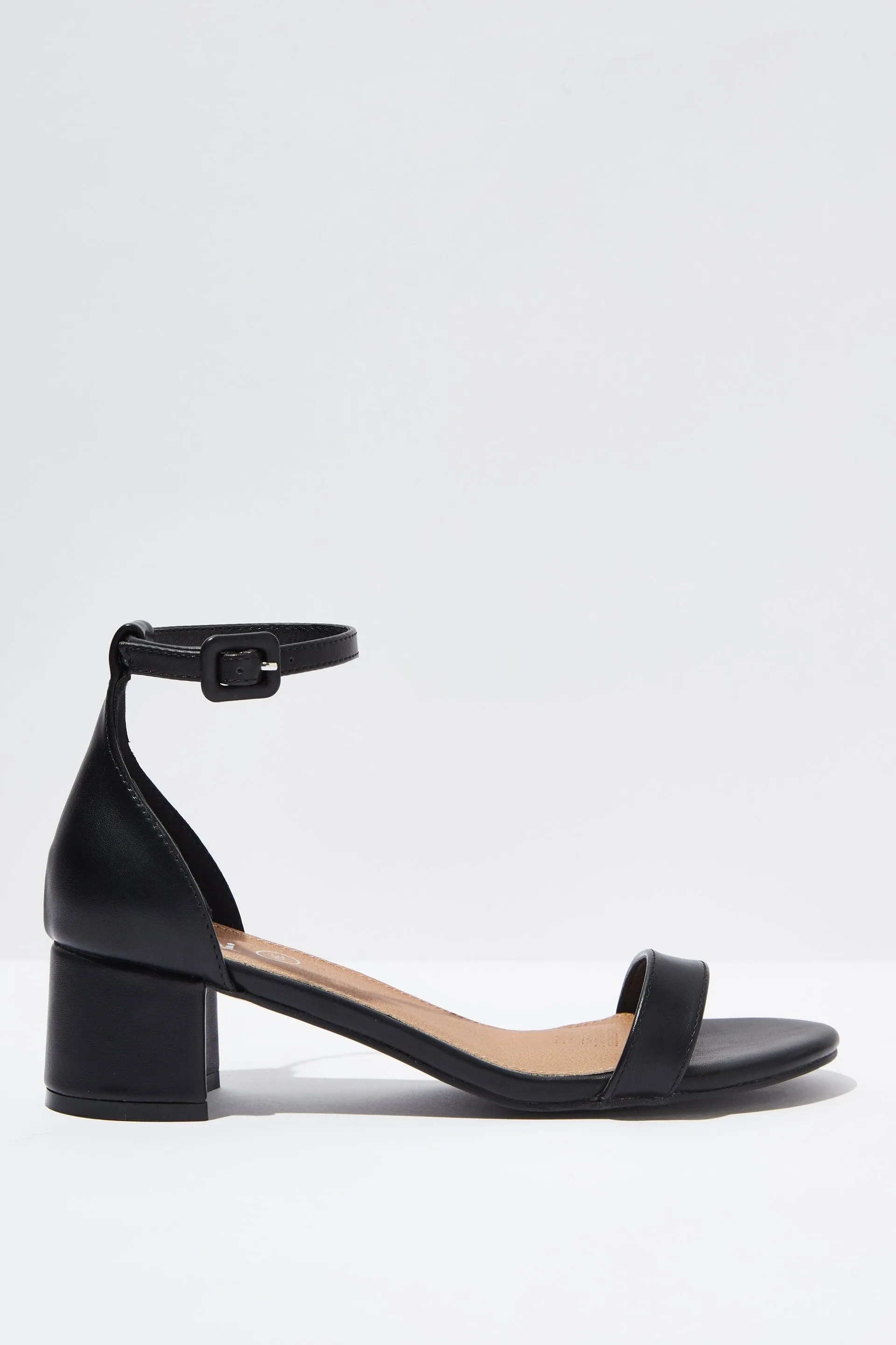 Women Rubi Lizzie Low Block Heel - Black Smooth