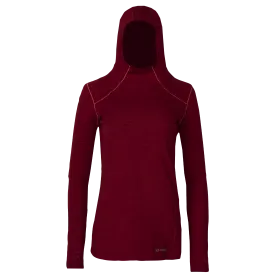 Women's Clima-Tek Hoodie - Burgundy Heather