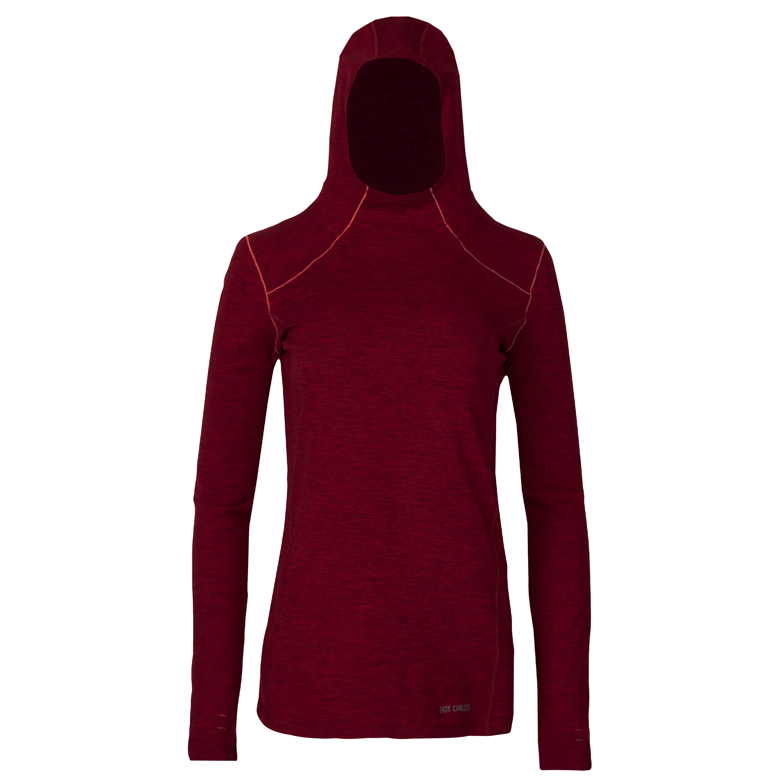 Women's Clima-Tek Hoodie - Burgundy Heather