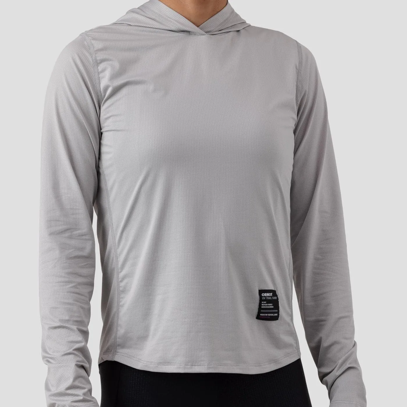Women's UV Hooded Trail Shirt - Fog