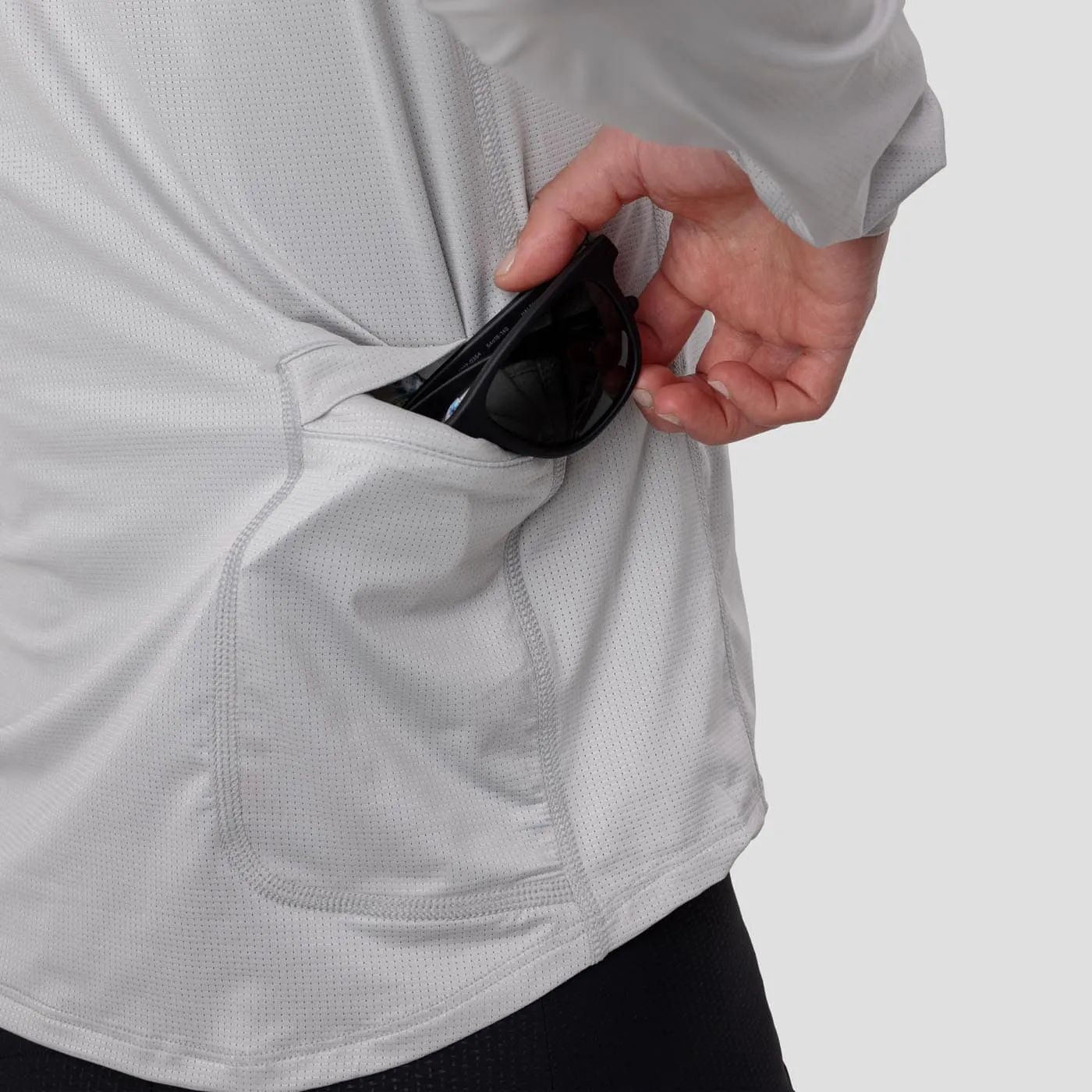 Women's UV Hooded Trail Shirt - Fog