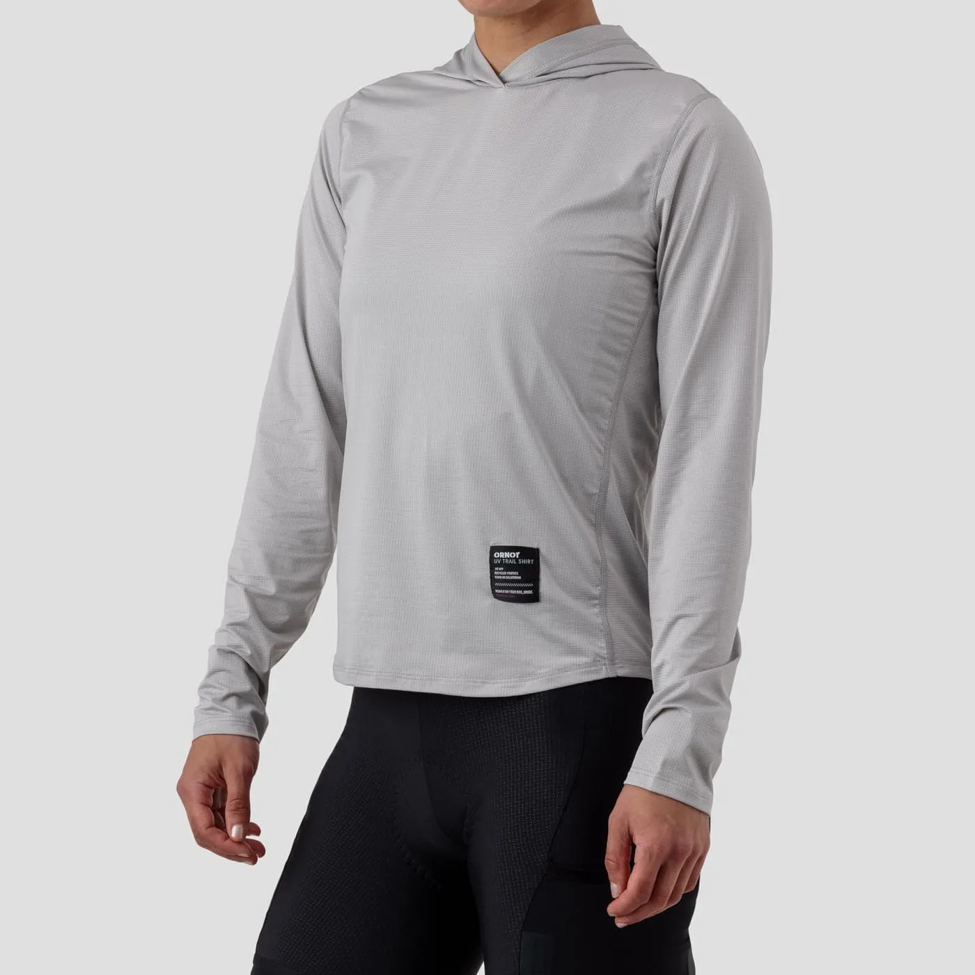 Women's UV Hooded Trail Shirt - Fog