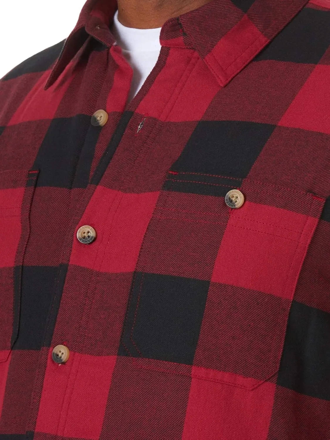 Wrangler Authentics Men's Long Sleeve Sherpa Lined Shirt Jacket